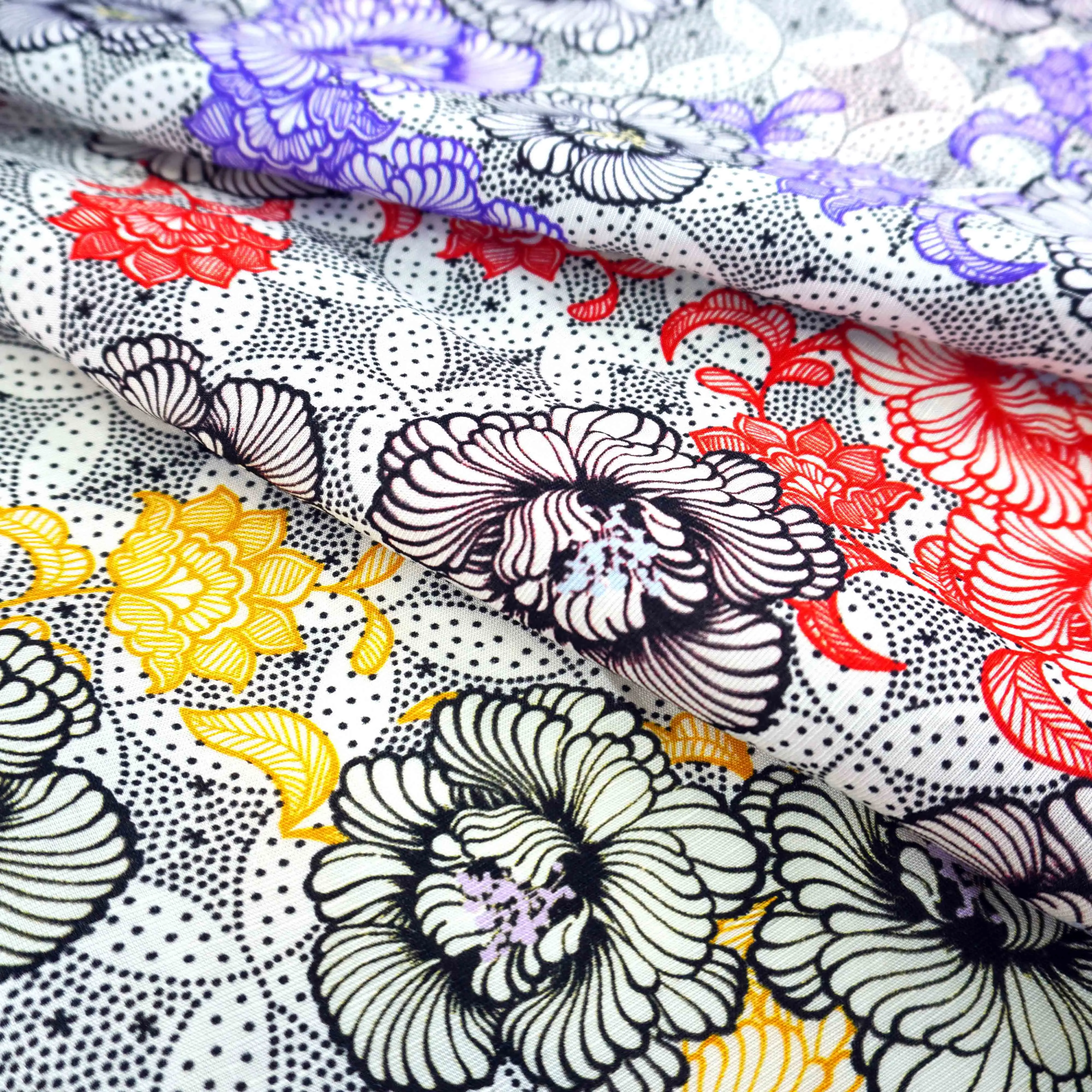 100% Custom Printed 60s Linen Fabric For Clothes Wholesale Flax Pure Ramie Fabric italian Crinkle Shirting Linen Fabric