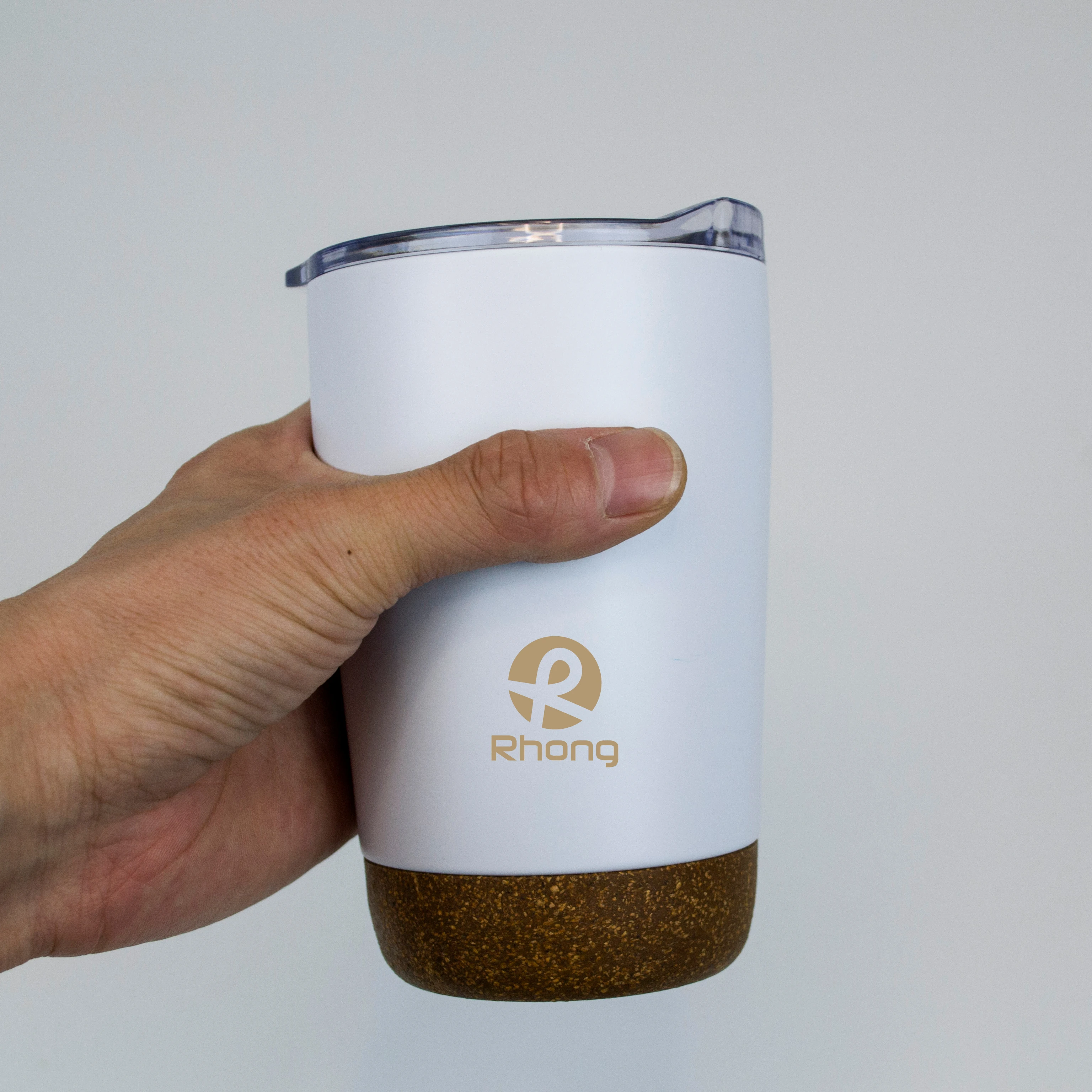 new design stainless steel cups cork bottom 12 oz 16 oz 20 oz thermal coffee tumbler insulated