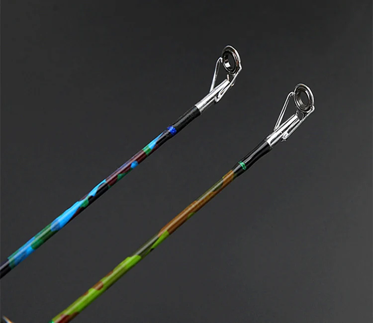 2.1M  2.28M  2.4M XH Power Fishing Pole 2 Sections Camouflage Graphite Carbon Carp Spinning Rods Sea Casting Fishing Rods