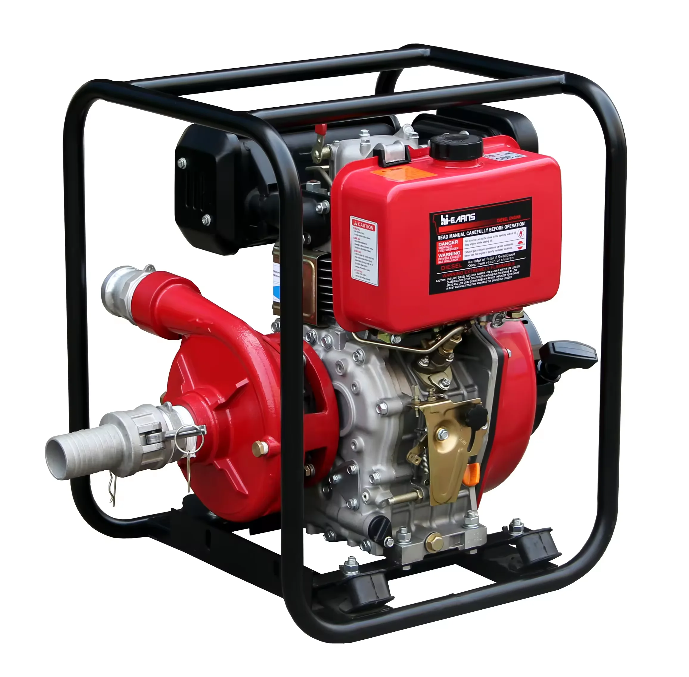 hiearns 2inch cast iron diesel water pumping marine agricultural orchard farm irrigation 	 186FA engine diesel