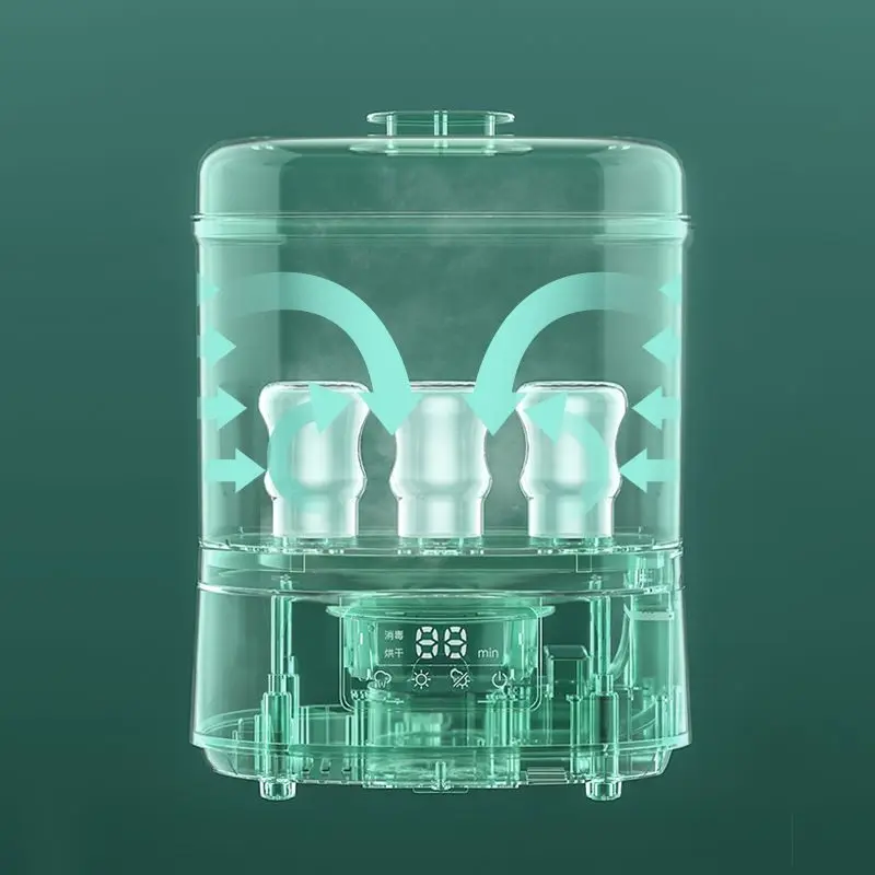 Wholesale Digital Electric Bottle Sterilizer Professional Smart Baby Bottle Steam Sterilizer with Dryer