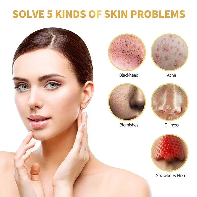 120g Private Label Organic Face Skin Care Face Mask Deep Cleaning Remove Blackhead 24K Gold Peel Off Mask
