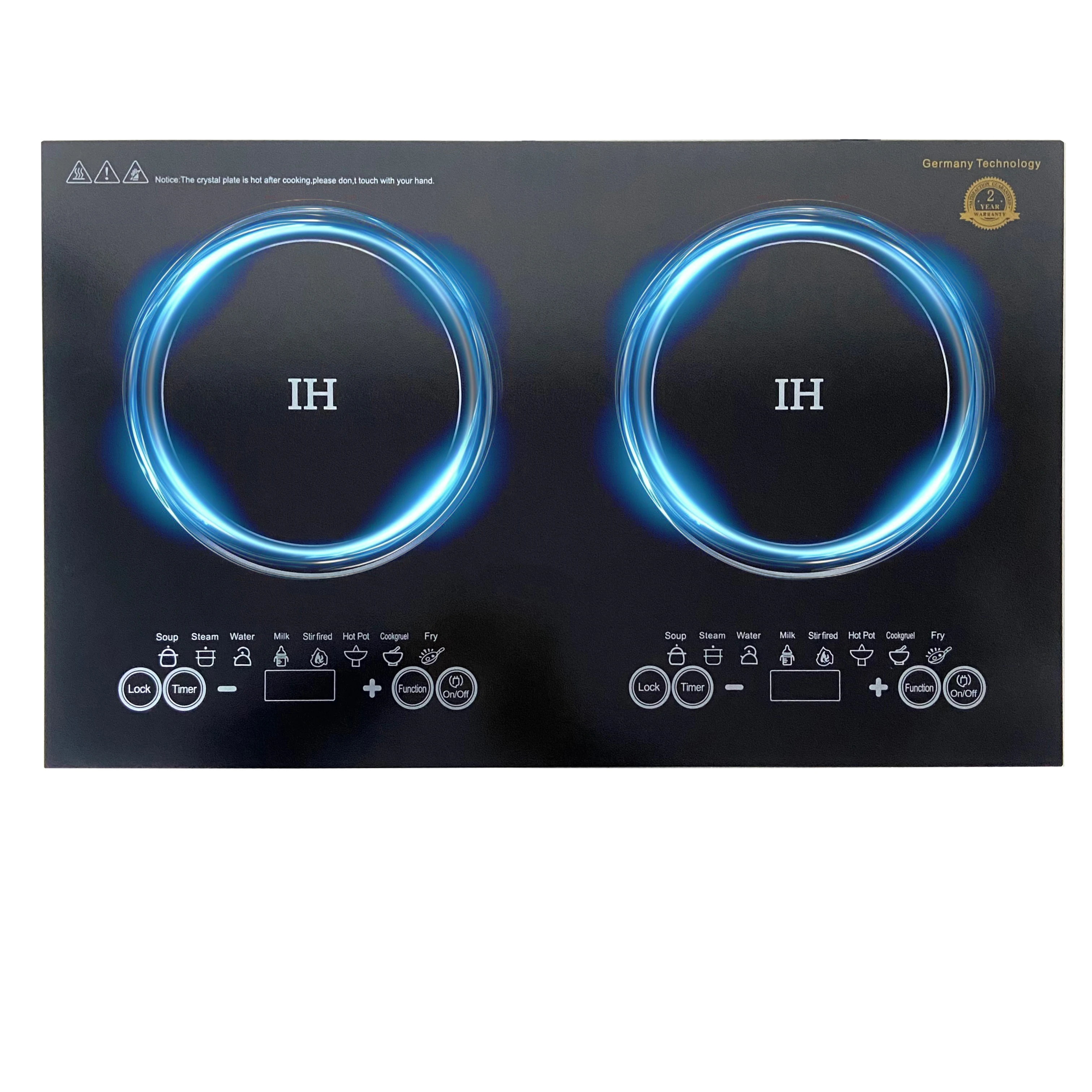 Бытовая техника двойная электрическая печь микрокристаллическая панель индукционная плита