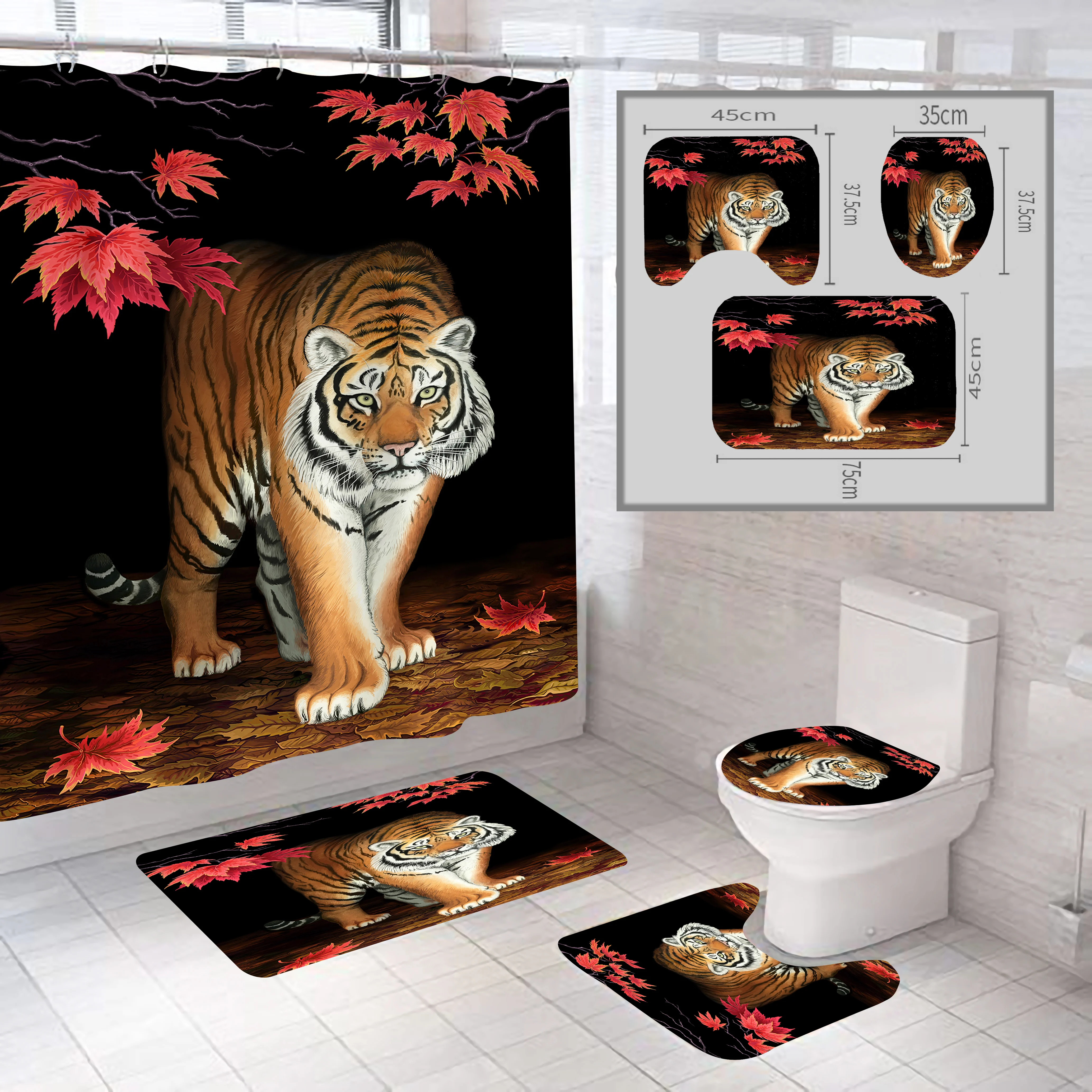 Набор для ванной комнаты с 3D-печатью