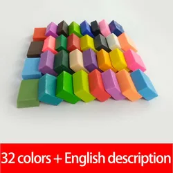 HEBEIER 50 ярких цветов стебель обучающий Diy формовочный набор невысыхающая глина для моделирования