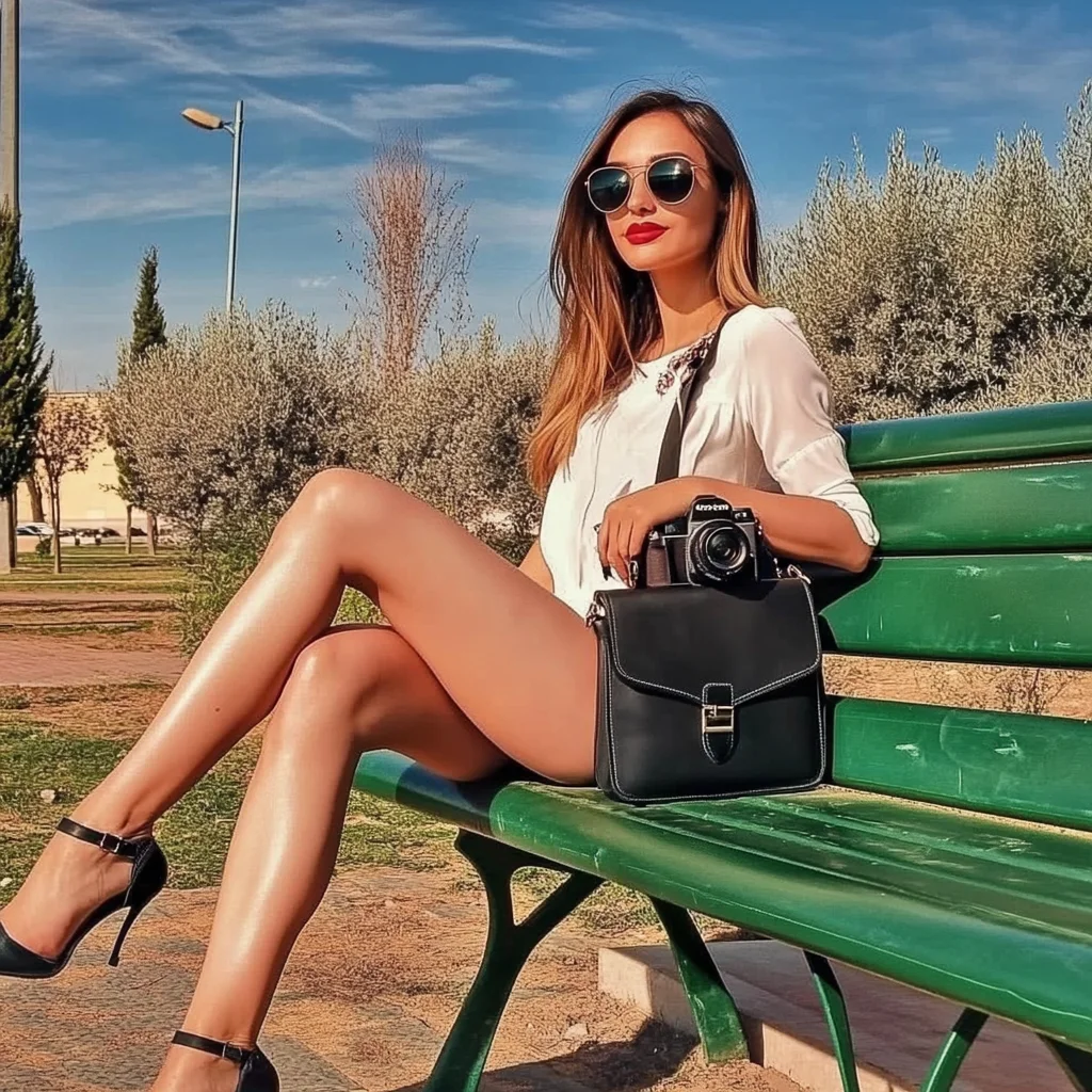 Customize High Quality Classic Water=resistant Vegan Leather Messenger Bags Professional Camera Sling Bags for Women