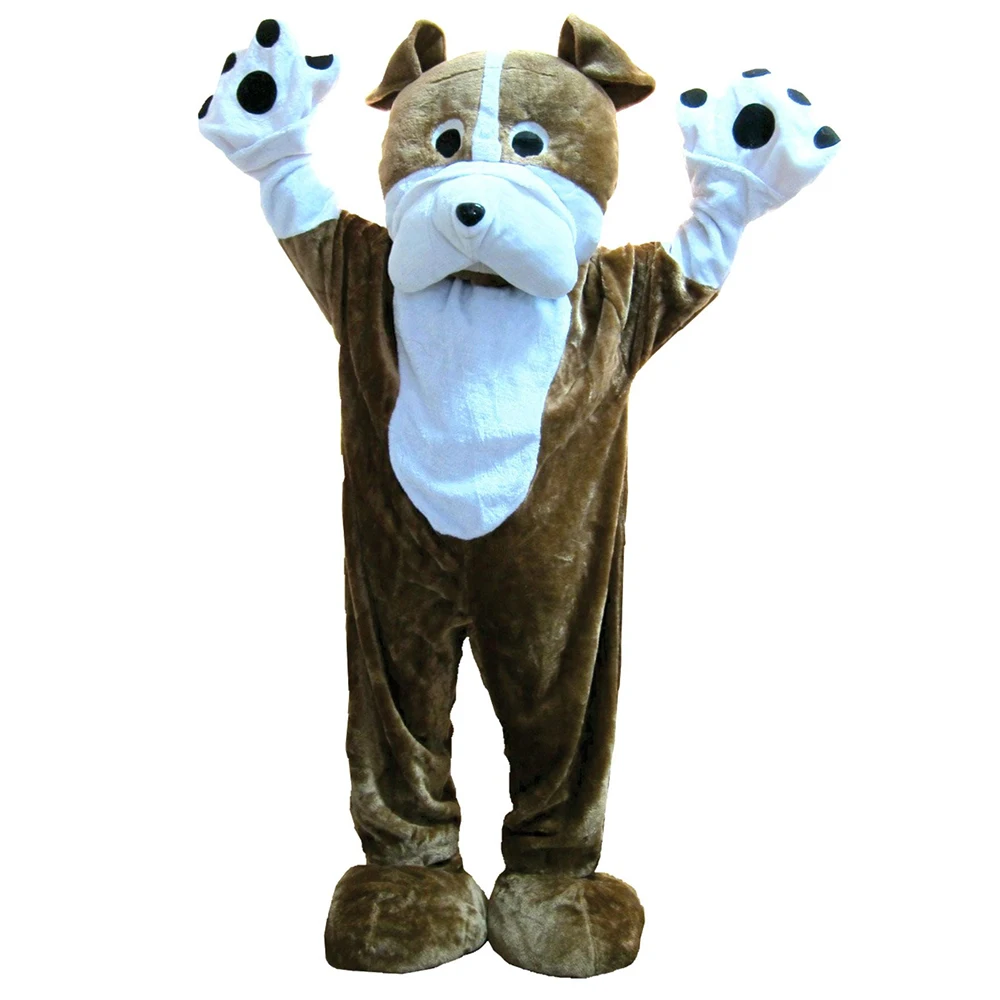 Cosplay Holiday High quality custom made anime plush Bulldog mascot costumes For adult