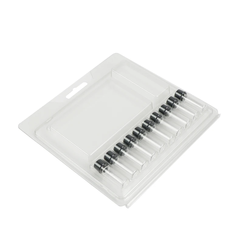 PVC custom plastic Packages for Ampoule 1ml 2ml 3ml 5ml 7ml vial tray inner