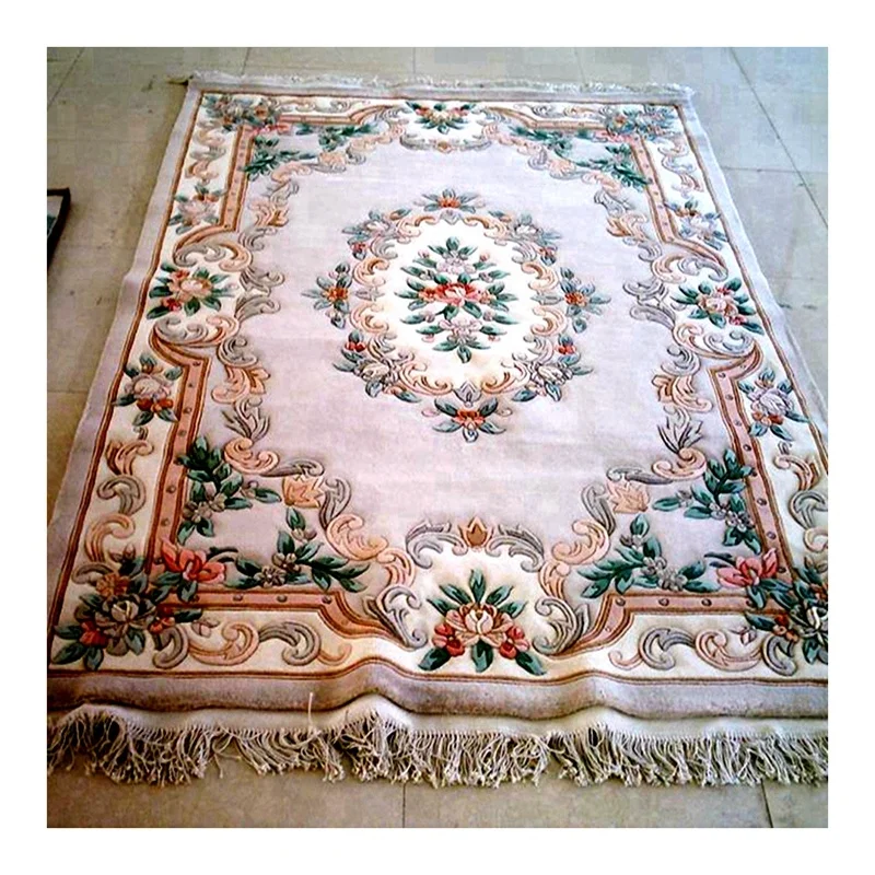Роскошные китайские шерстяные коврики aubusson ручной работы с узлом для дома, вилл, гостиницы, спальни, гостиной