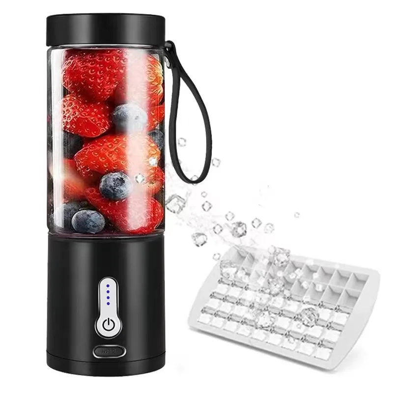 2022 Portable Electric Fruit Simulation Dollsonal Hand Blendsimulation Toyhargeable Smoothie Juice USB Blender Battery Plastic