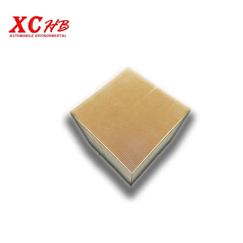 Fe-SCR Selective Catalytic Reduction Unit for Biogas Generator Set NOx filter Square ceramic carrier  can be customized