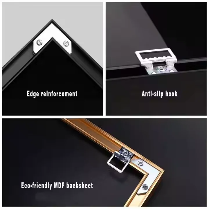 Customized Wall Hanging Decor for Posters Arts Led Painting Printing Picture Framed Living Famous Custom Wall Hanging Decor