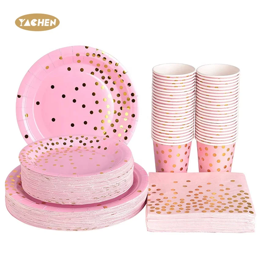 Одноразовые бумажные тарелки из синей и серебряной фольги для дня рождения оптом