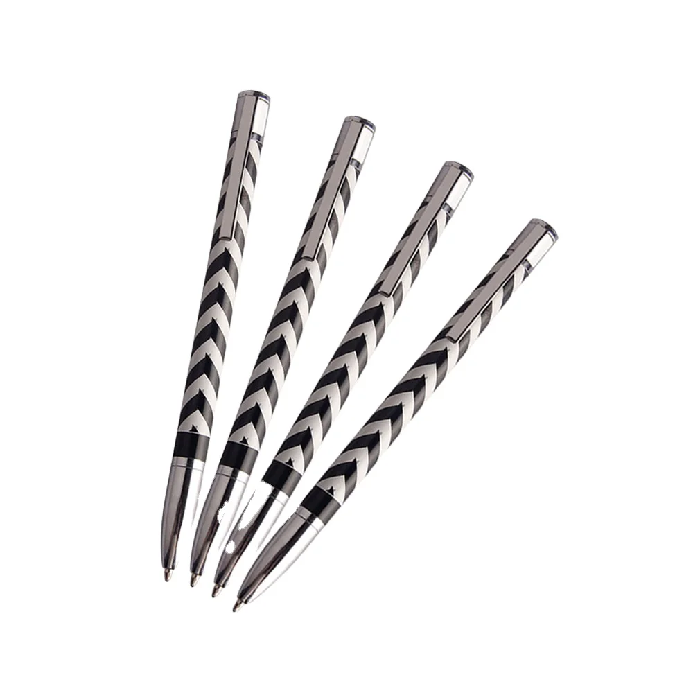 Full color zebra design printed metal ballpoint pen