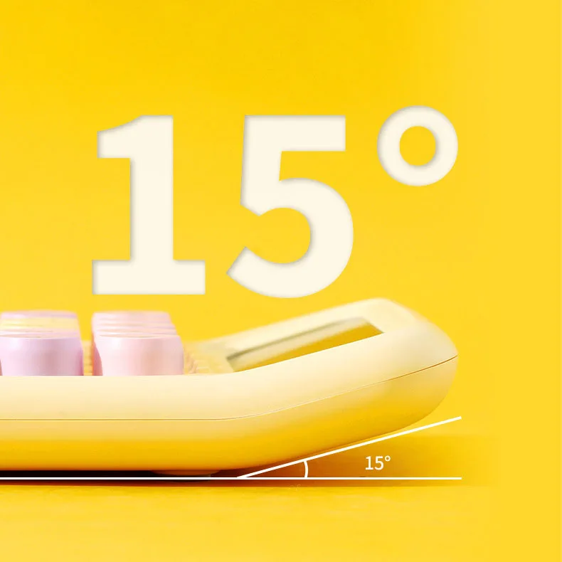 12 Bit Silent Mechanical Switch Calculator with small cute Handheld business office desktop Science calculator