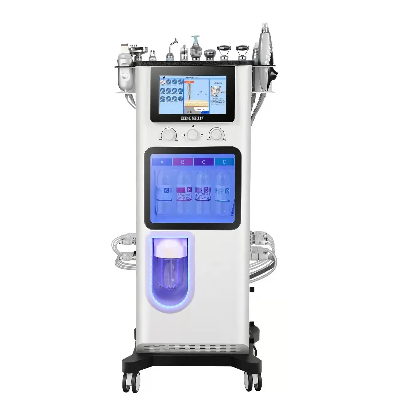 Ultrasonic Facial Care Machine Deep Cleansing Moisturizer Wrinkle Removal Skin Rejuvenation ABS Targeted Face Head Exfoliation