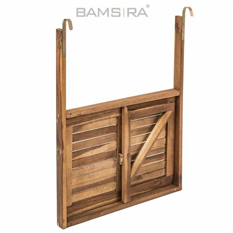Прочный Бамбуковый подвесной стол для балкона вмещает до 44 фунтов/Bamsira_BSCI