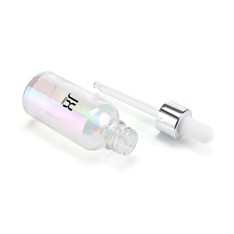 Wholesale 5 10 15 20 30 50 100 ml Round Hair Oil Essential Oil Glass Dropper Bottle with Glass Pipette