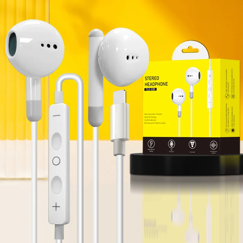 8 pin cable in ear headphones HD calling for iPhone 12 13 14 pro max