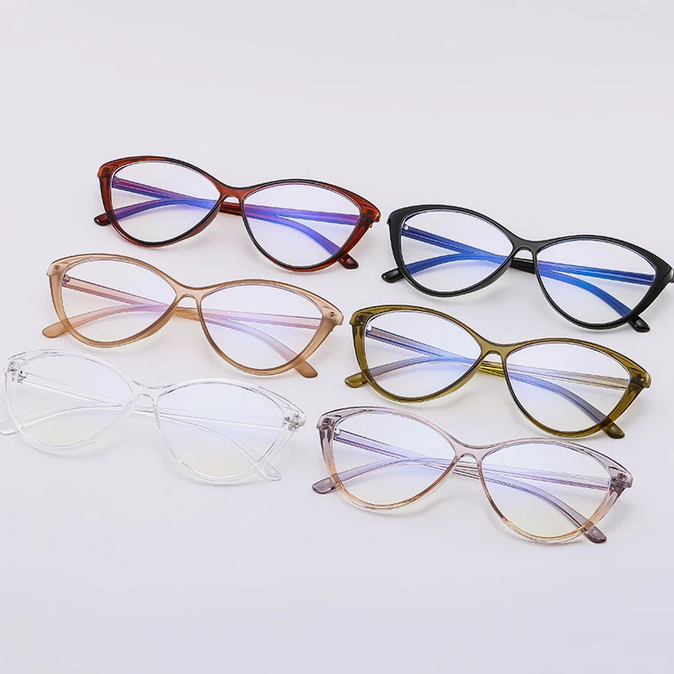 2023 Lunette Anti Lumire Bleu Pour Homme Glasses Retro Anti Blue Light Cat Eye Men Glasses Frames Eyewear Eyeglasses