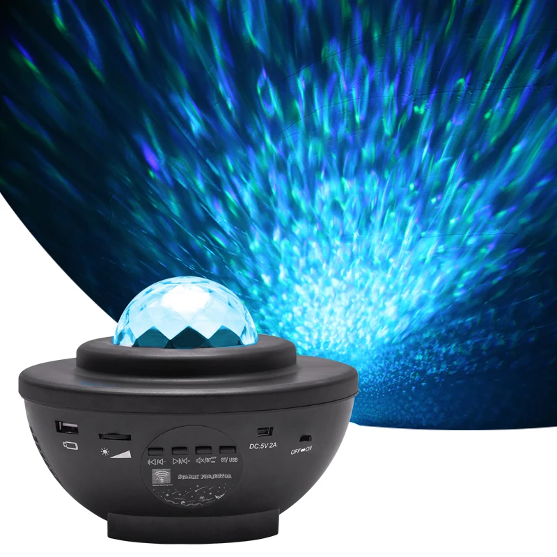 Factory Price USB Led +laser Party Lighting RGBW LED Baby Night Lights Discos Music Starry Sky Light Projector