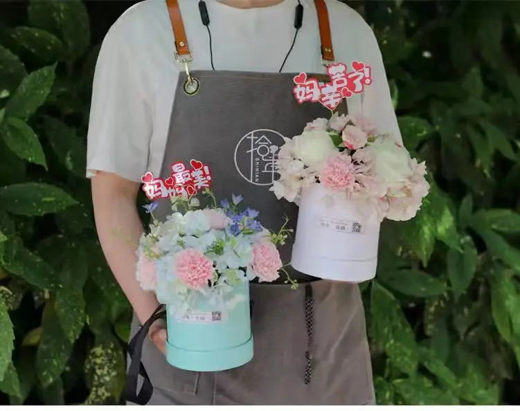 Bouquet Surprise Packing Box Design Team Support Customization Boxes Living Vase Box For Flower Bouquet