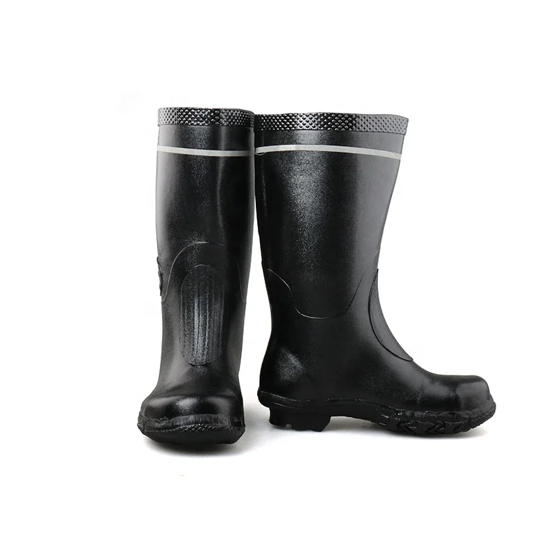 3539 Cheap rubber mining steel toe work insert safety boots