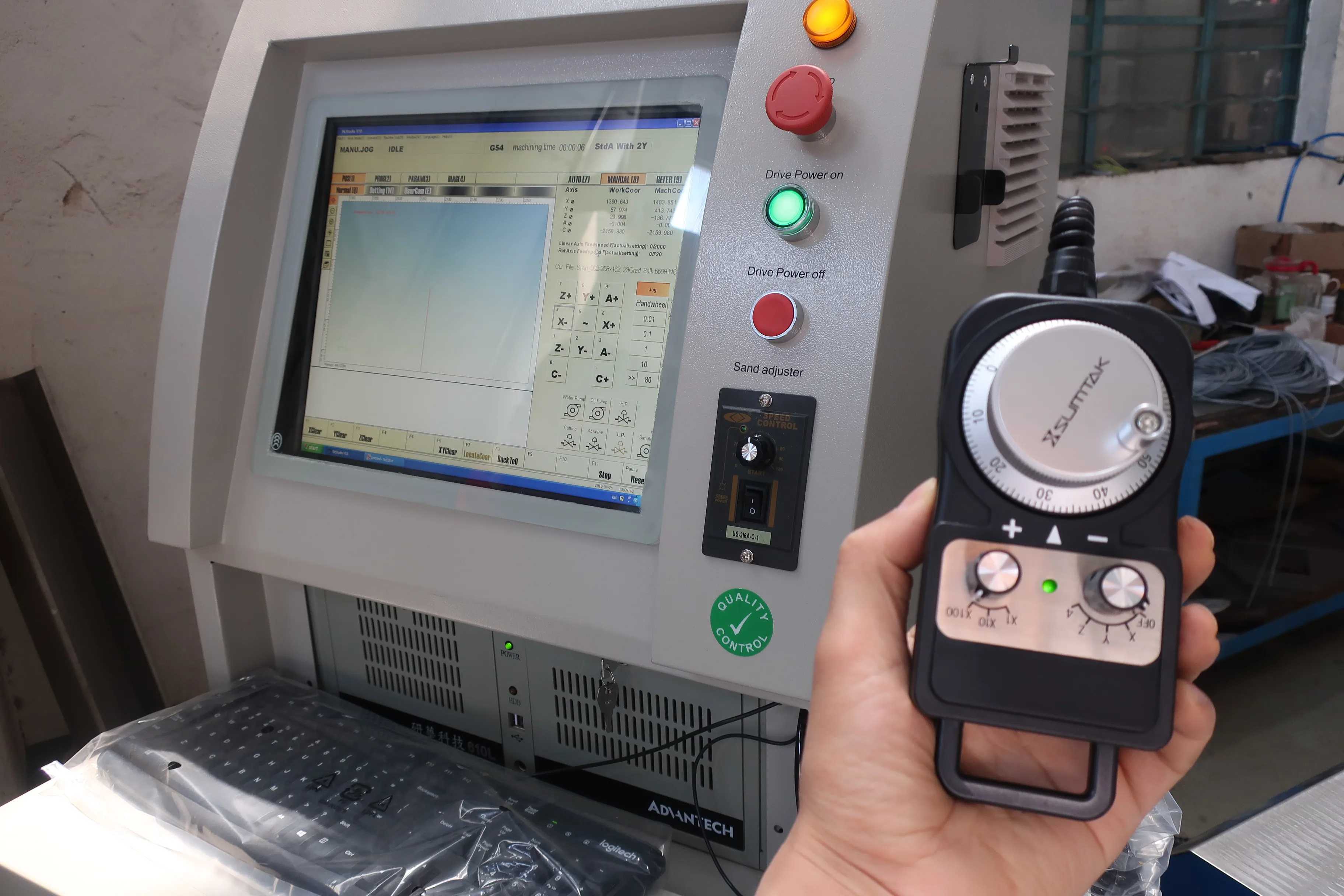 Accurl Small Stainless Steel Waterjet Cutting Machine Size