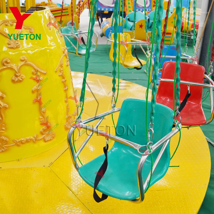 Low Price Factory Direct Amusement Flying Chair rides Shaking Head Rotating Flying Chair