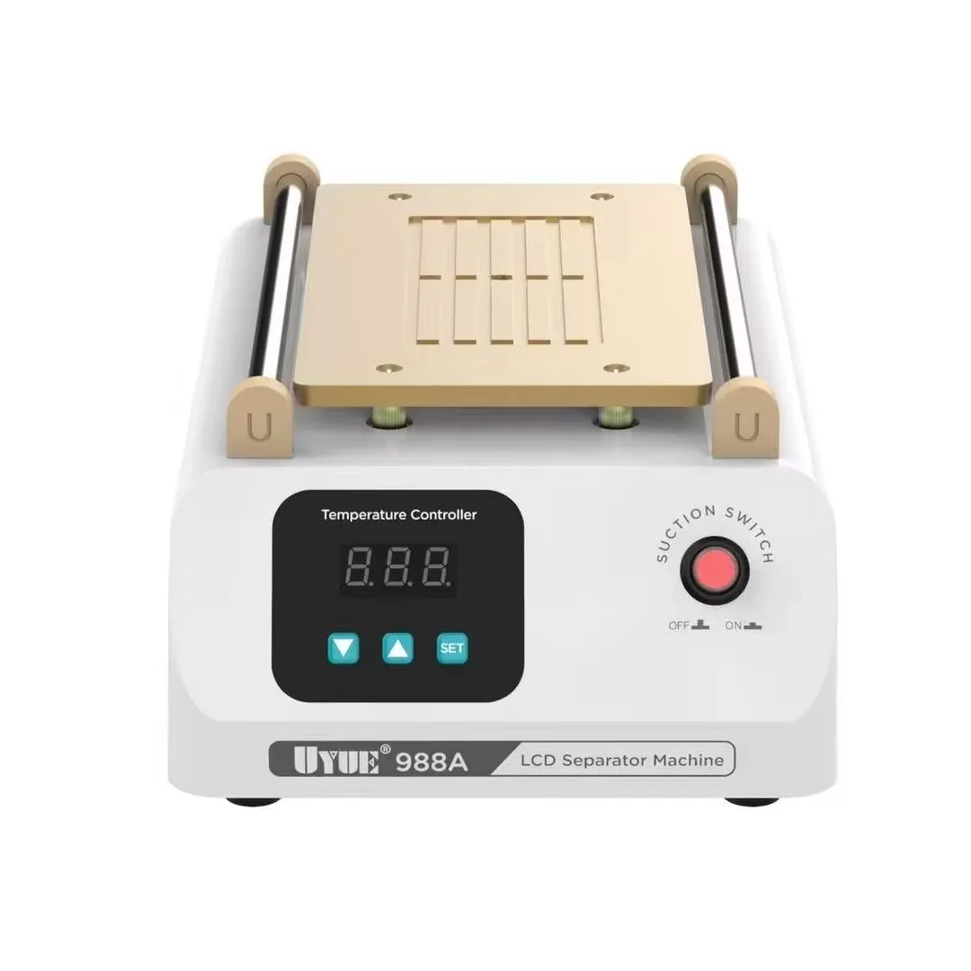 UYUE 988A LCD Separator Machine Build-in Pump Vacuum Screen Repair Machine Kit for smart phone Refurbish tool