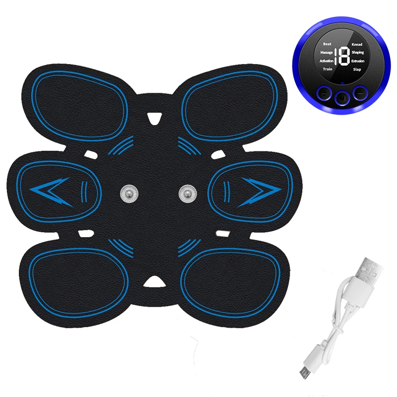 ABS Tens Electric/Electrode Muscle Stimulator Ems Gel Pads for Abdominal Training