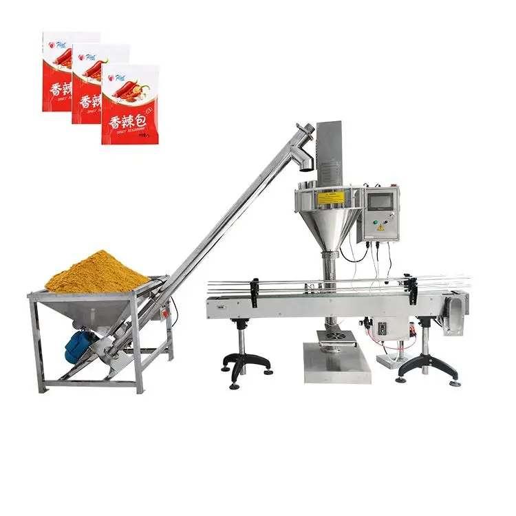 Protein Coffee Powder Tin Can Dosing powder filling machine production line