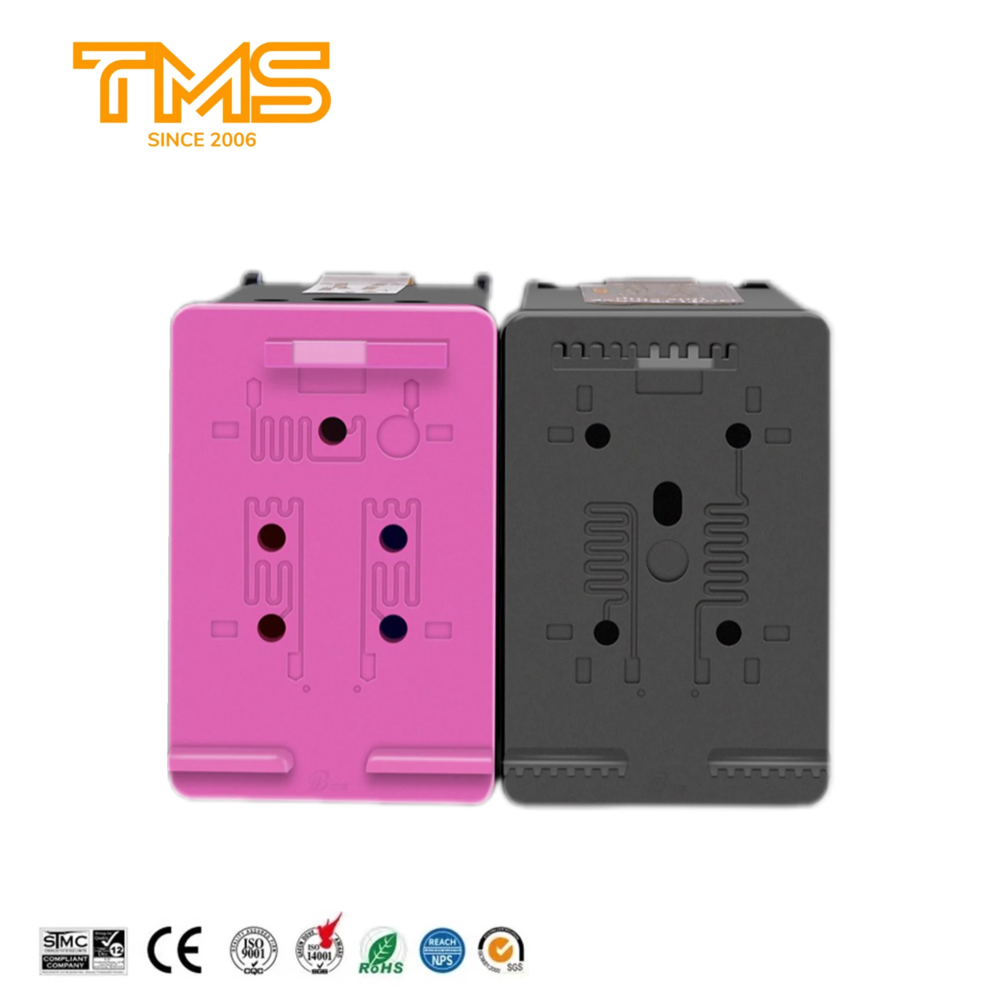 TMS 62XL HP 62 XL Color Remanufactured Color refilling ink cartridges For HP Deskjet Ink for HP62XL 5640 5740 Printer hp Inkjet