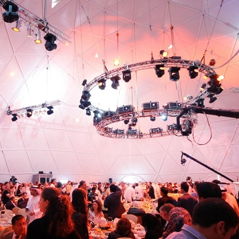 Geodesic Wedding Dome Circus Teepee Tent For Big Party Glamping