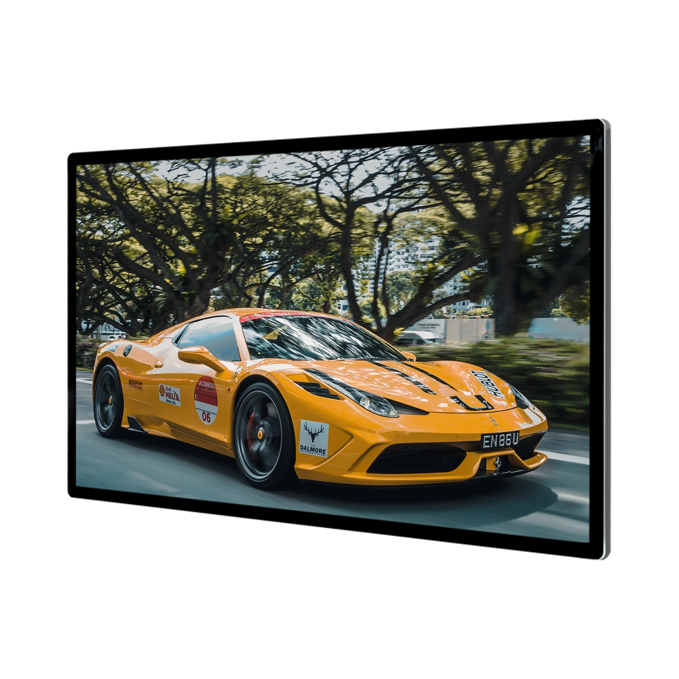 
21.5 27 32 43 50 55 65 inch 4K HD Wall mount non-touch portable advertising display digital signage and displays 