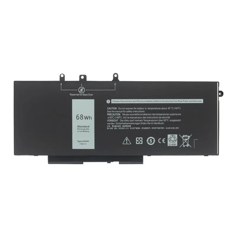 7.6V 6200mAh GJKNX Laptop Battery for dell Replacement Laptop Internal Battery for Dell Latitude 5480 5580 5280 5590 5490