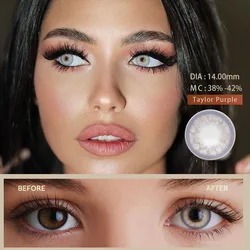 Diverse Beauty korean natural colored contact lenses contact lenses circle prescription soft eye contact lenses