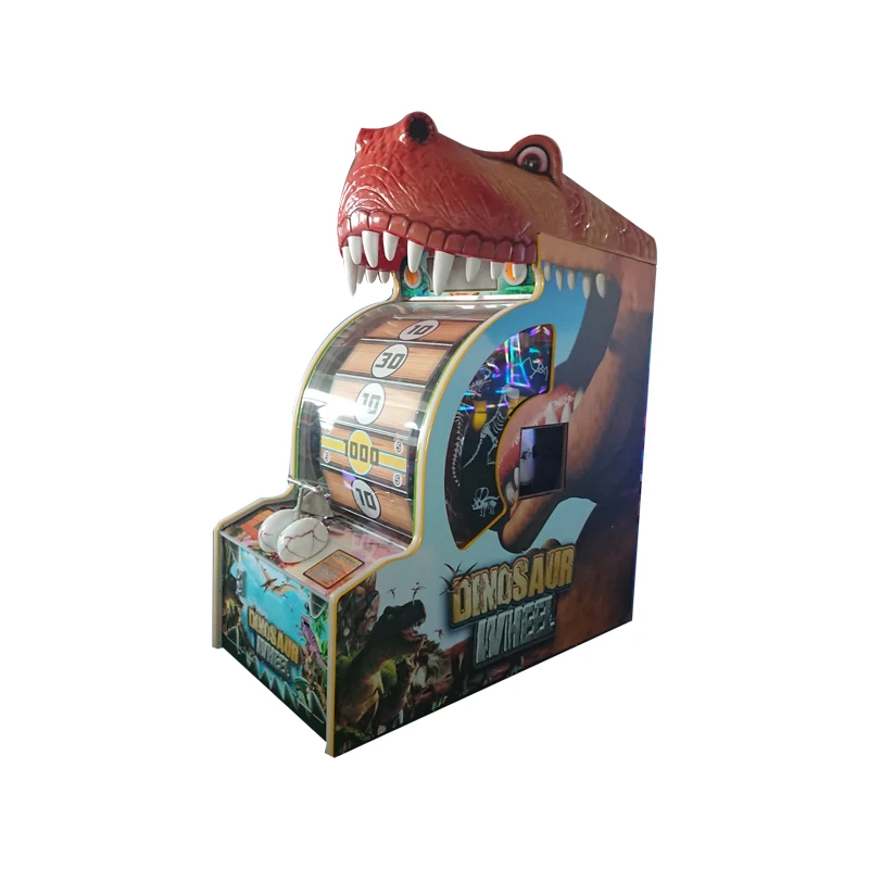 SUNMO Coin Operated IndoorIndoor Lottery Amusement Dino Wheel Ticket Redemption Game Machine Arcade Ticket Game Machine