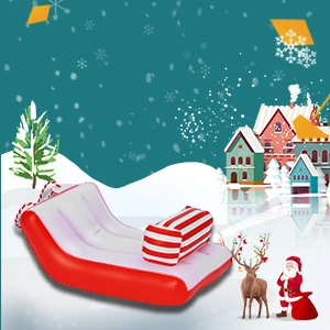 Factory price 2-in-1 drag sled water toy floating object rest room