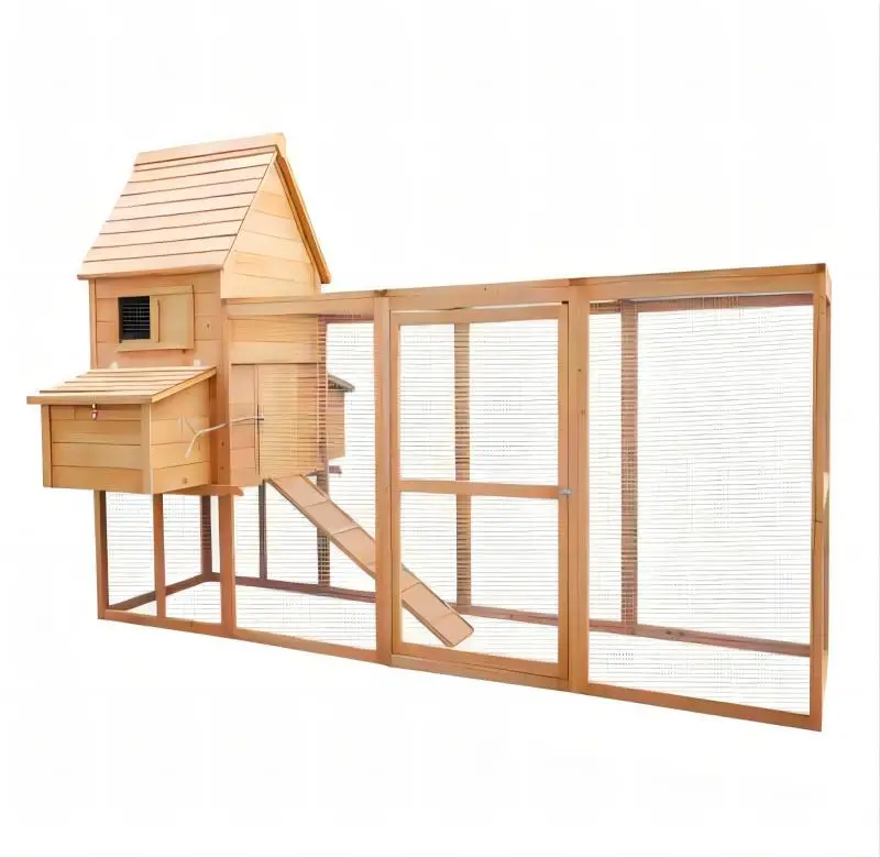 WoodVille High Quality Outdoor Large Wood Chicken Coop Extra Large Pet Cage For Sale