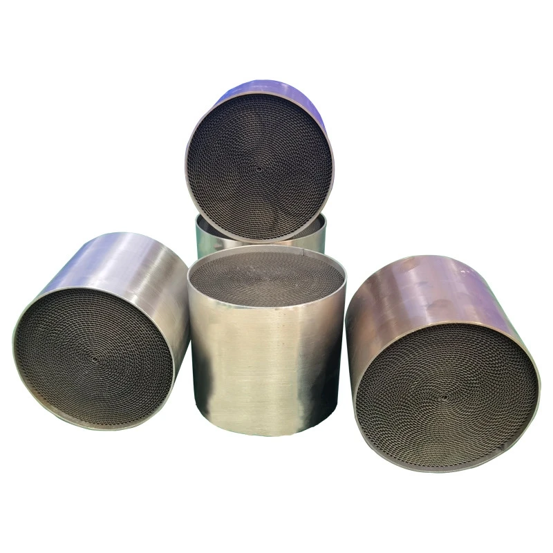 High Flow Catalytic Converter Metallic Sport 200cpsi Custom Exhaust Performance Car Pipe Accessories