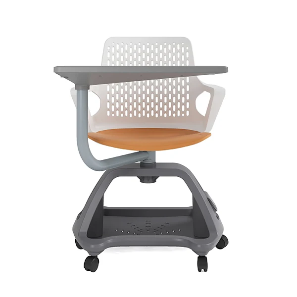 
New Design School University Chair Study Chair With Writing Pad Classroom Chairs With Wheel 