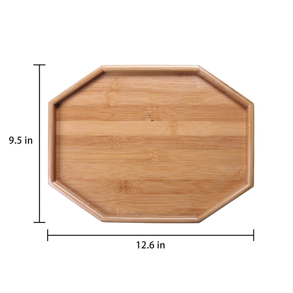 Bamboo Wood Clip On Tray Sofa Table for Wide Couches, Couch Arm Tray Table, Side Tables