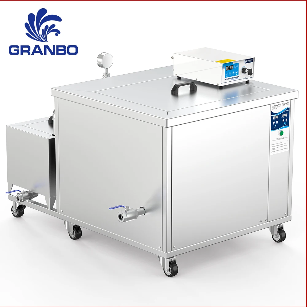 Granbo 360L 95gal Clean Carburetor Auto Parts Dpf Engine Parts Ultrasonic Cleaning Machine Filter Industrial Ultrasonic Cleaner