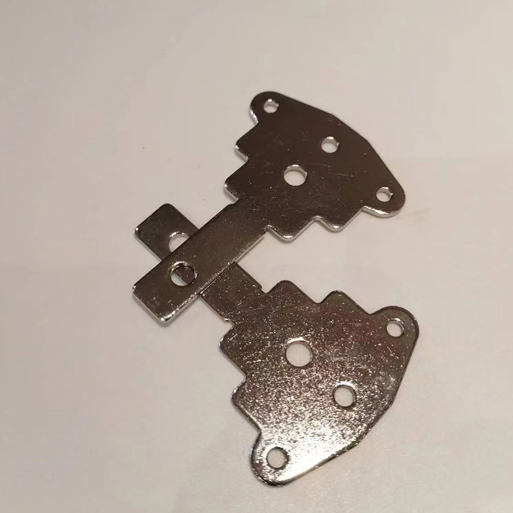 Customize Metal Key Chain Clamps Bracket Plate Tray License Frame Buckles Business Tags Cards Bookmark Shelf Locking Ring Parts