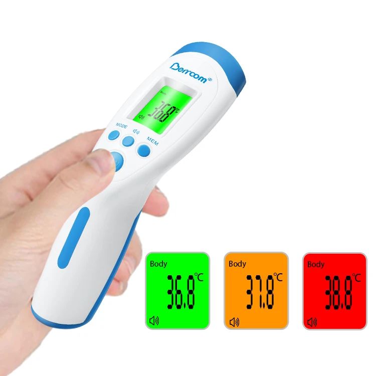 Hot Sale body Temperature Fever Measure Adult Kids contactless LCD body bluetooths forehead thermometer