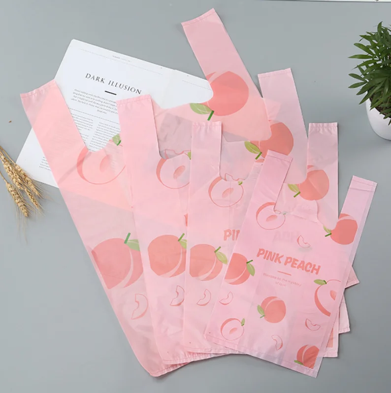 Полностью Разлагаемый пластиковый пакет, универсальная упаковка, пакет для еды