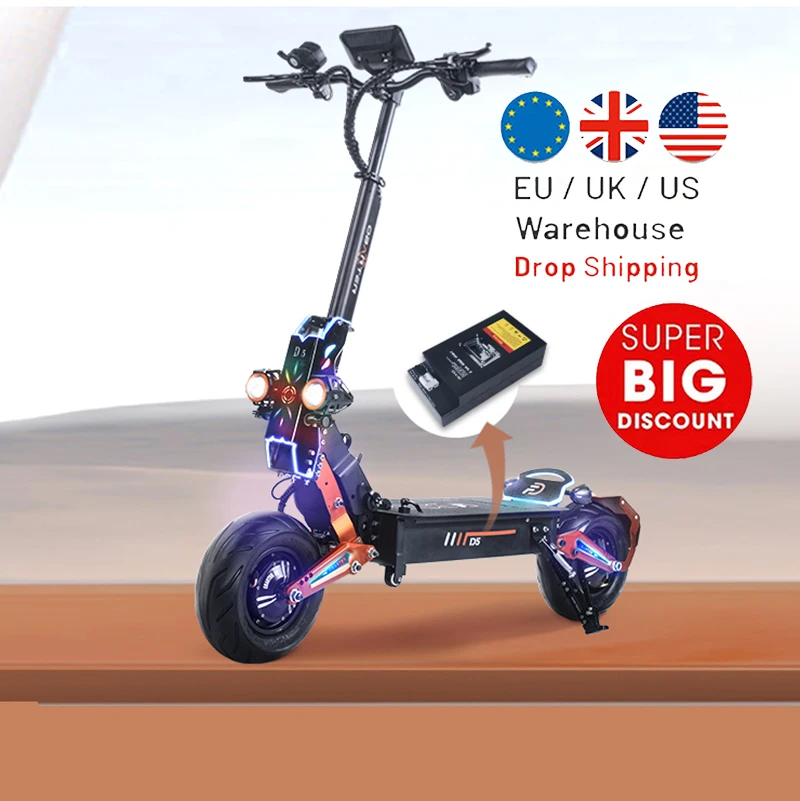 Free shipping 12 inch 1680Wh Obarter D5 EU warehouse USA stock adult off road electric scooter 5000w