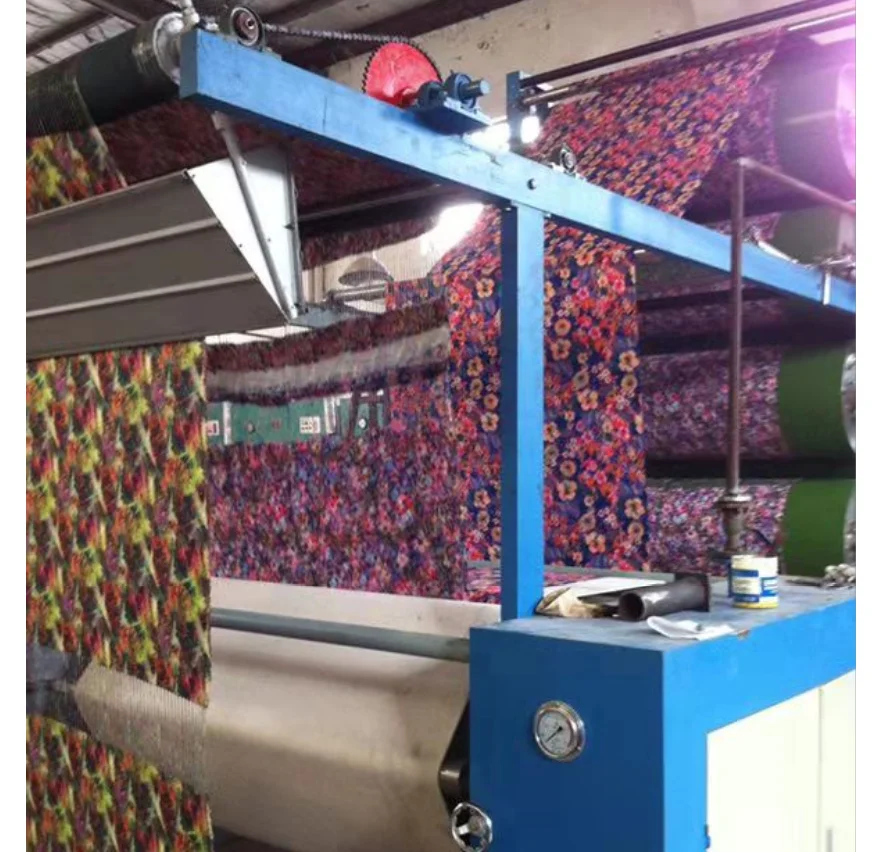 Soft finish Stenter machine Heat setting Drying Wet Fabric