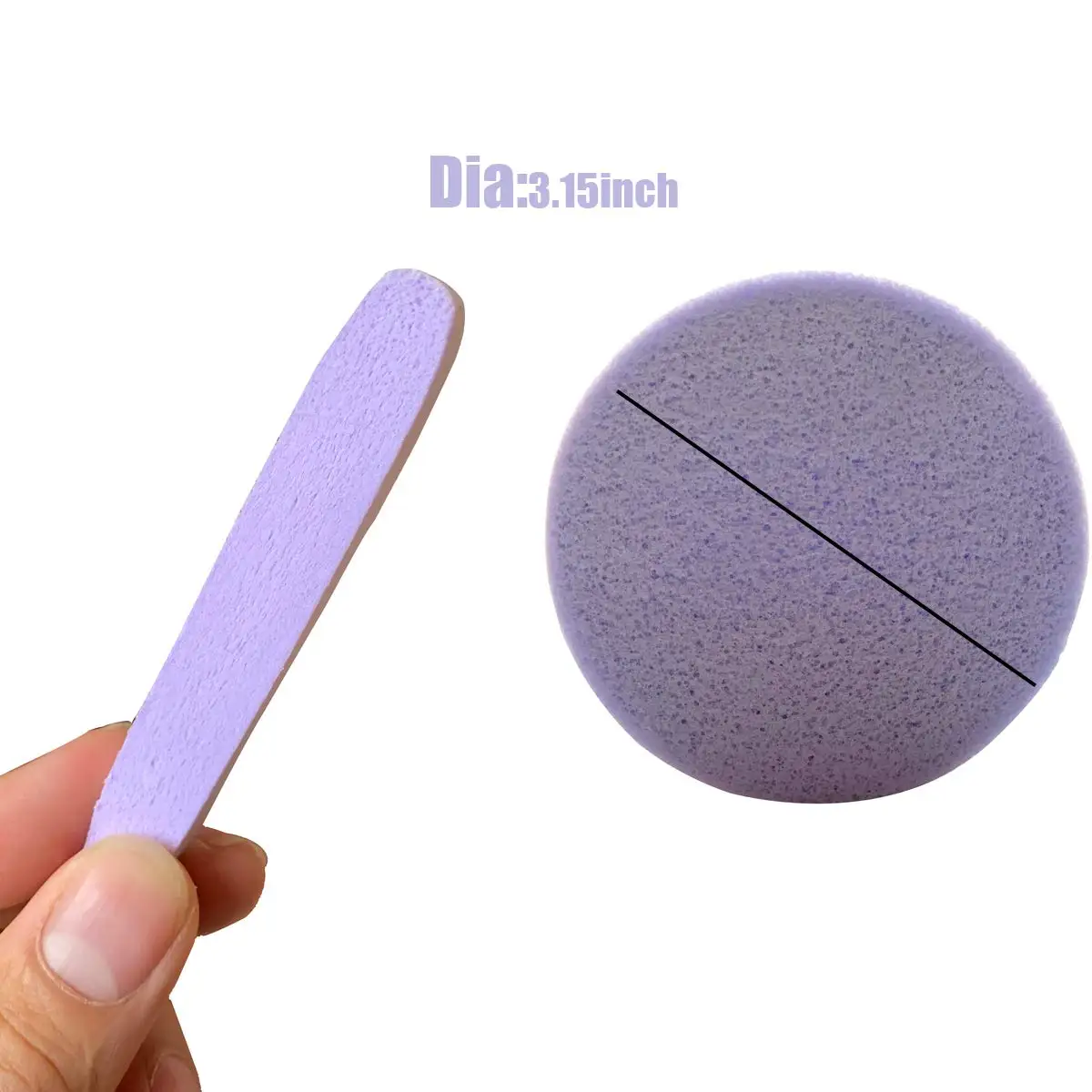 Hot Sale Compressed PVA Cellulose Facial Sponge Super Soft and Washable Beauty Sponges for Face Cleaning Custom Logo